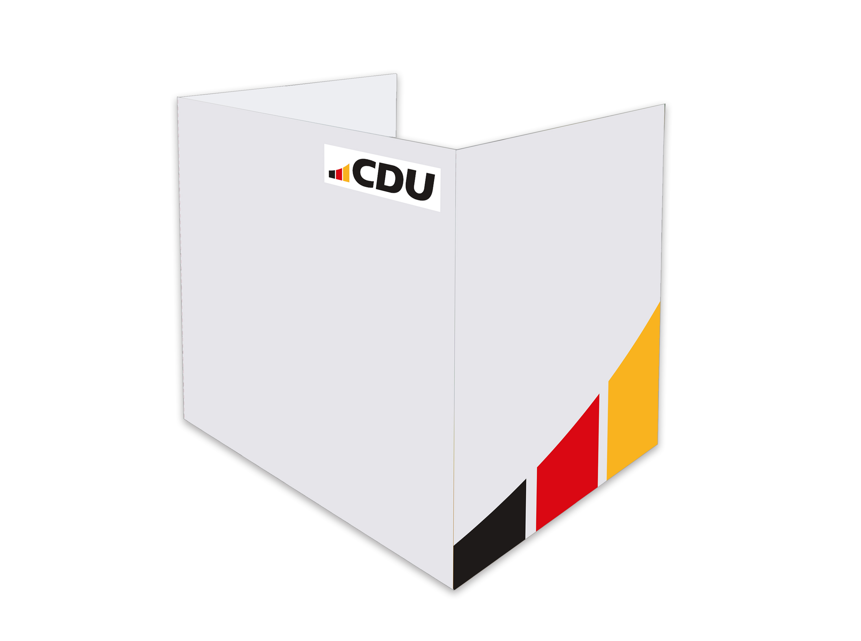CDU-Tischwahlkabine