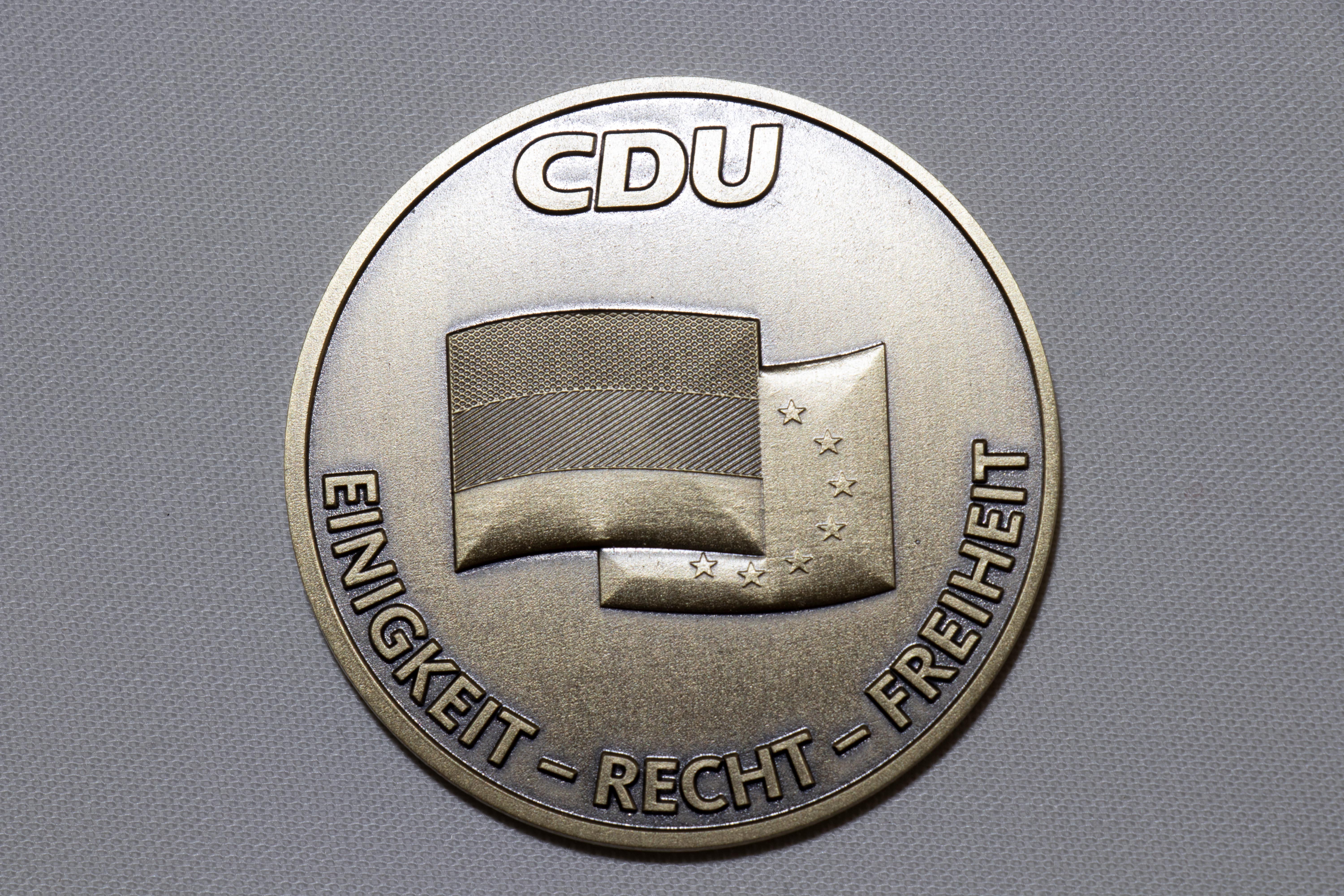 Dankmedaille "CDU"  Bronze